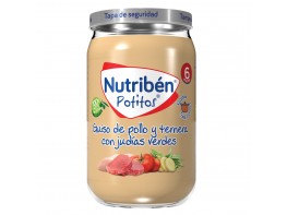 Imagen del producto Nutribén potito Recetas tradicionales, guiso de pollo y ternera con 
judías 235gr
