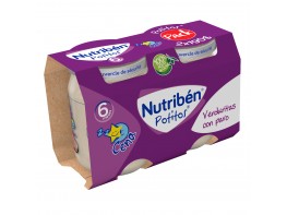 Imagen del producto Nutriben bipack cena verduritas con pavo 2x190g