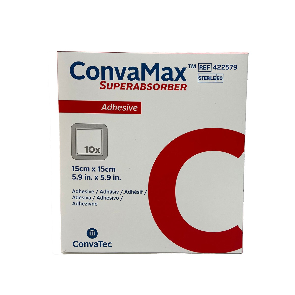 Convamax Superabsorber 15x15cm adhesivo