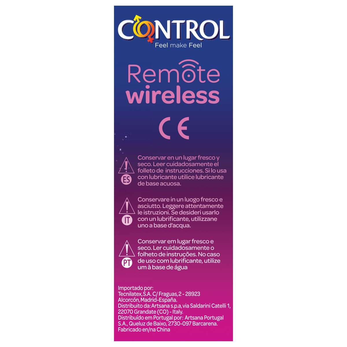 Control remote vibrador wireless 10unds